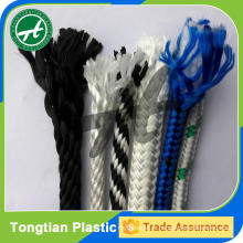 Corde de tresse solide pp nylon polyester